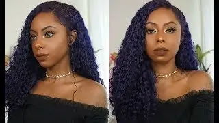 WHAT WIG? HOW I install my wig with NO GLUE! Rpgshow Curly wig | Jessica Pettway