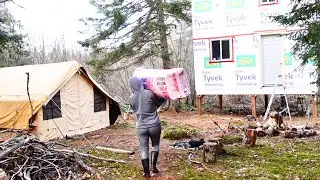 It's Getting HOTTER In the OFF GRID FOREST CABIN!