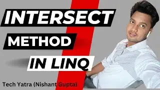 LINQ Intersect Method in C# | Find Common Elements