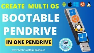 Create multi OS bootable Pendrive | all os in one bootable pen drive | TechFix HUB |