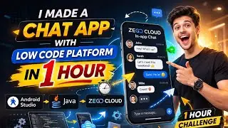 Chat App Android Studio Tutorial | Chat App using Low Code Platform ZEGOCLOUD | Android Studio