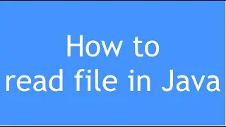 Java Tutorials | How to read file in Java | File Handling in Java | Java IO Operations |