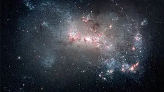 NGC 4449— Stellar Fireworks Are Ablaze In Galaxy  