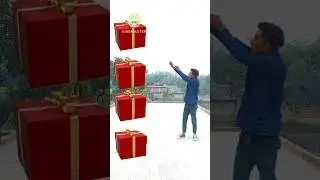 gift to open & gift new name magic vfx video #shorts #vfx #viral #youtubeshorts
