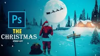 The Christmas Speed Art (Photoshop)
