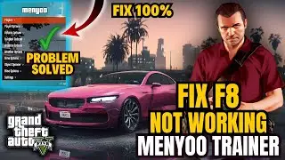 How to fix Menyoo F8 Not Working || Fix GTA 5 Menyoo Trainer Not Opening || Fix F8 Button Problem ||
