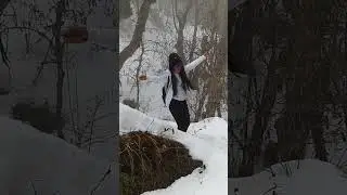 🏔️Snow Lover#youtube #shorts #DipaRaiVlog#snow #hills