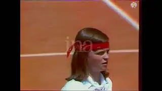 1980 Roland Garros SF Full Match Hana Mandlikova vs Chris Evert-Lloyd (No Sound)