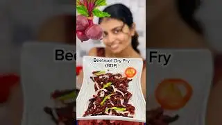BDF🌶️ Beetroot Dry Fry 🤩🤤|Real End Twist 😂| #shorts #cooking