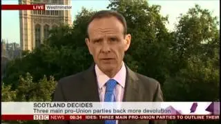 BBC told referendum voters No vote meant Devo Max