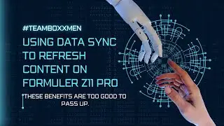 USING DATA SYNC OPTION TO REFRESH CONTENT FORMULER z11
