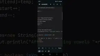 Java Programming: Reverse Vowels in a String