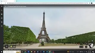 Trying to find Eiffel Tower in google maps#shorts