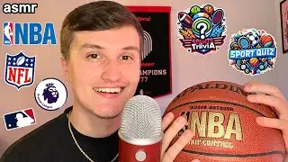 ASMR | Relaxing but HARD Sports Quiz 🏀⚽️ (whisper ramble)