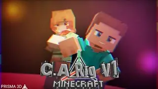 Minecraft Rig Free! [ C.A Rig V1 ] #prisma3d #minecraft