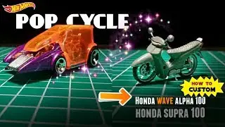 Hot wheels pop cycle custom