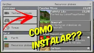COMO INSTALAR TEXTURAS, ADDONS E MODS NO MINECRAFT PE!!