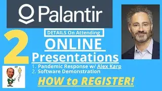 Palantir DETAILS on 2 Online Events: Software Live Demo Day & Alex Karp on Pandemic Response/PLTR