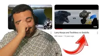 Sunstriker Reacts to Larry Koopa and Toothless vs Godzilla (10-Year Anniversary)