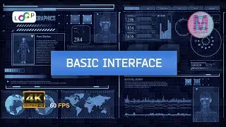 Sci-Fi Simple Interface HUD Animation | Emotion Graphics | 2023