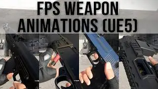 Unreal Engine 5 FPS – Weapon Fire & Reload Animation Showcase