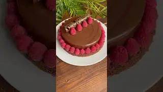 Tarte choco-framboise #shorts #chocolate