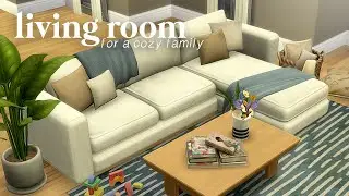 I made my first custom content pack! Living room for a cozy family 🏡 sixamcc x oshinsims