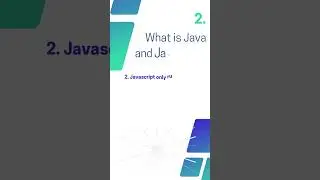 What is Java and JavaScript ? What is the difference between Java and JavaScript