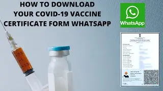How To Download Vaccine Certificate from Whatsapp...💉💉