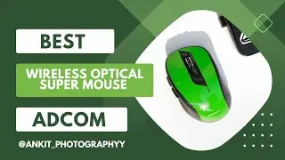 Adcom 6D Slim Wireless Optical Mouse Cheapest Best Bluetooth Wireless Mouse