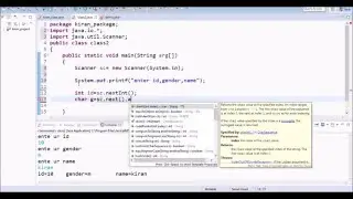 11  inputting from keyboard -- scanner class