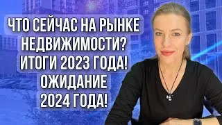 What's on the real estate market now? 2023 results! What will happen to real estate in 2024?