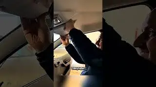 The secret is in the car visor! 😯🤔