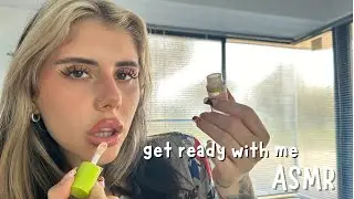 ASMR get ready with me (personal attention, ramble, mouth noises)