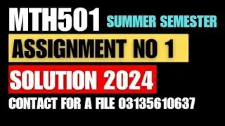 mth501 assignment 1 solution 2024/mth501 assignment 1 solution 2024 summer semester 💯