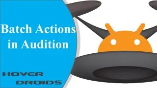 Adobe Audition Creating Action to Apply to a Batch of Files