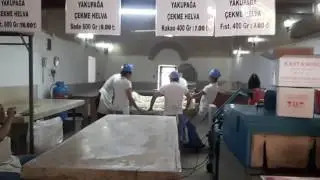 Kastamonu çekme helva yapımı
