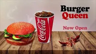 Burger Queen - Motion Graphics Example by a Student