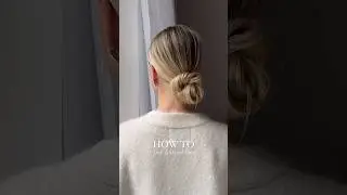 HOW TO: FIVE SECOND BUN #hairstyle #hairtutorial #easyhairstyle #hairupdos #longhairstyle
