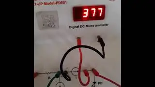 Lab Demonstration video_18PHYL26_Experiment 11_Photo Diode Characteristics _Prakash V