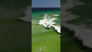 Small Grady White gets lucky in the pass #boats #gradywhite #pass #lucky