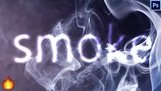 Photoshop Tutorial - Smoke Text Effect : Full Explain 🔥🔥🔥!!!