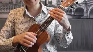 Тучи в голубом (разбор на укулеле, Em)