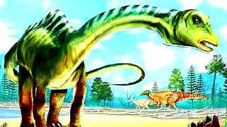 Mamenchisaurus Dinosaur Sauropod - play sticker puzzles for  kids with dinosaurs
