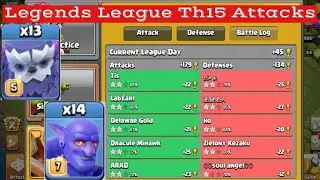 Town Hall 15 (TH15) Legends League Trophy Pushing With Yeti, Bowler and Earthquake, Let’s Play 2