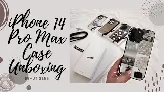 🍎 iPhone 14 Pro Max Custom Case Unboxing | Casetify Haul | Aesthetic Impact Cases