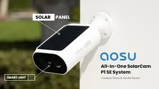 A Uniquely Simple 2K Security Camera System- SolarCam P1 SE System 