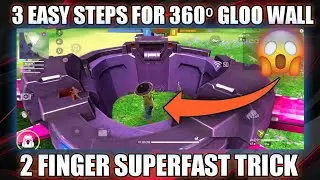 Superfast 360⁰Gloo Wall Trick Like PC Players 💻💥| Garena-FreefireMax 🔥 #freefire #tipsandtricks