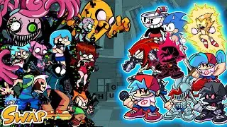 Poppyplaytime Characters Collection and Friday Night Funkin Game #1 | Swap FNF