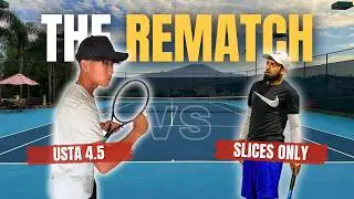 USTA 4.5 Junk Baller vs Baseliner: A Frustrating Rematch…